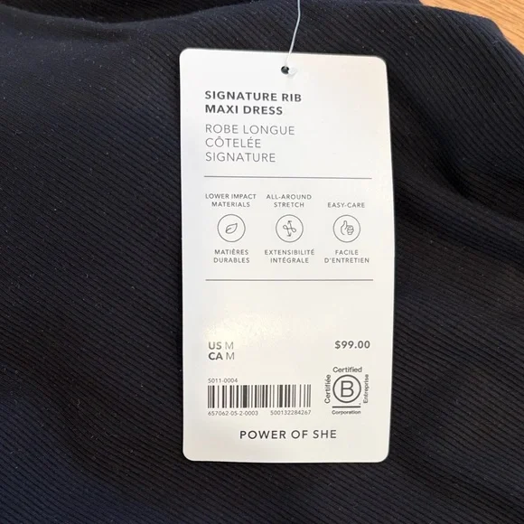 Athleta Black Maxi Dress - Picture 3 of 6